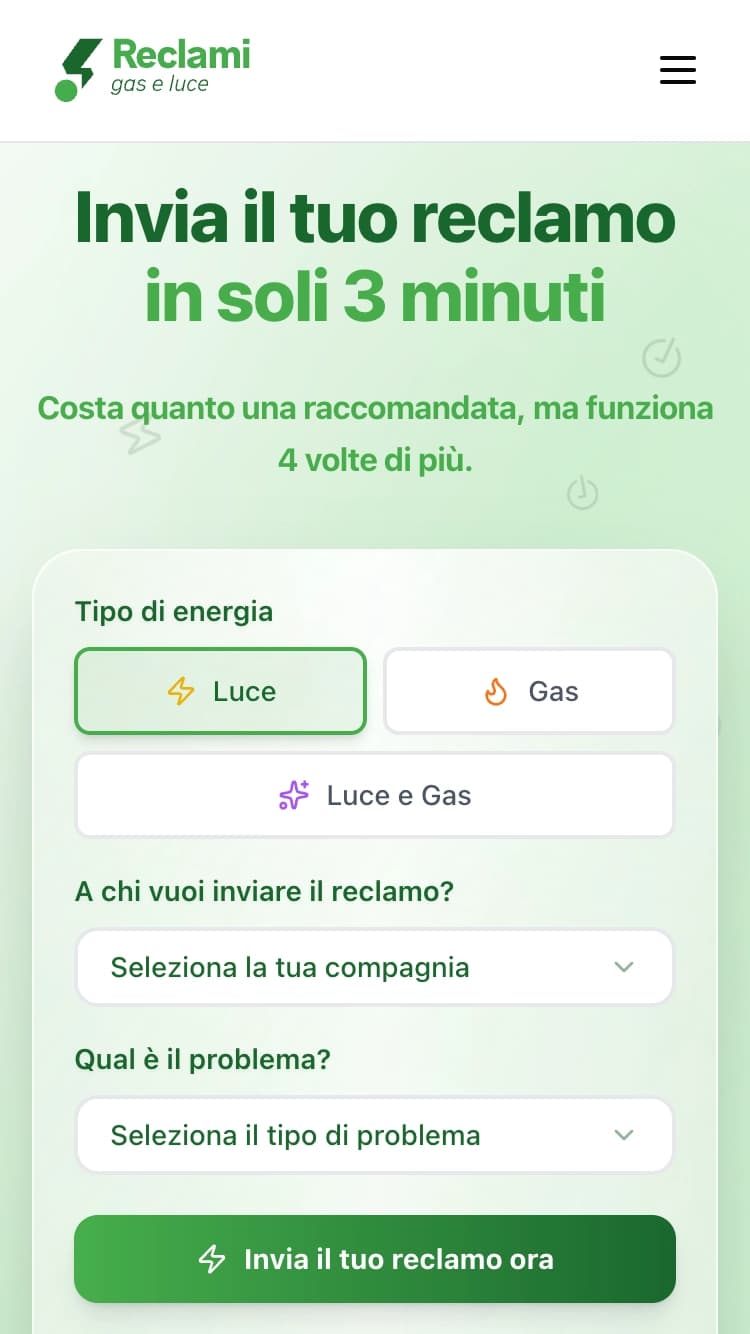 Reclami Gas e Luce